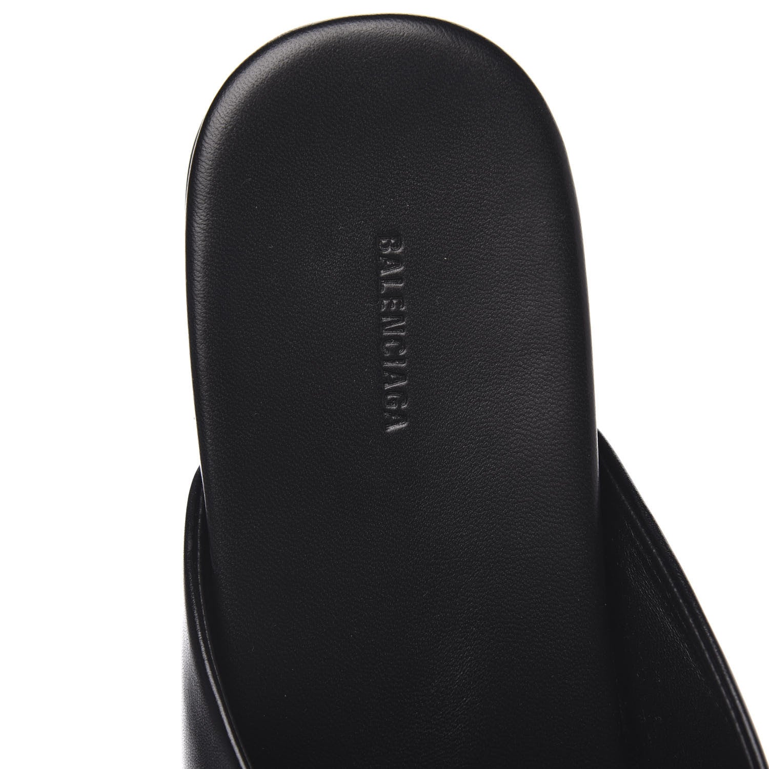 Balenciaga Smooth Calfskin Mens Cozy BB Flat Carrera Mules 43 Black 6 of 9