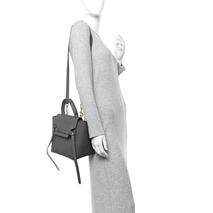 Celine Grained Calfskin Nano Belt Bag Grey 2 of 16