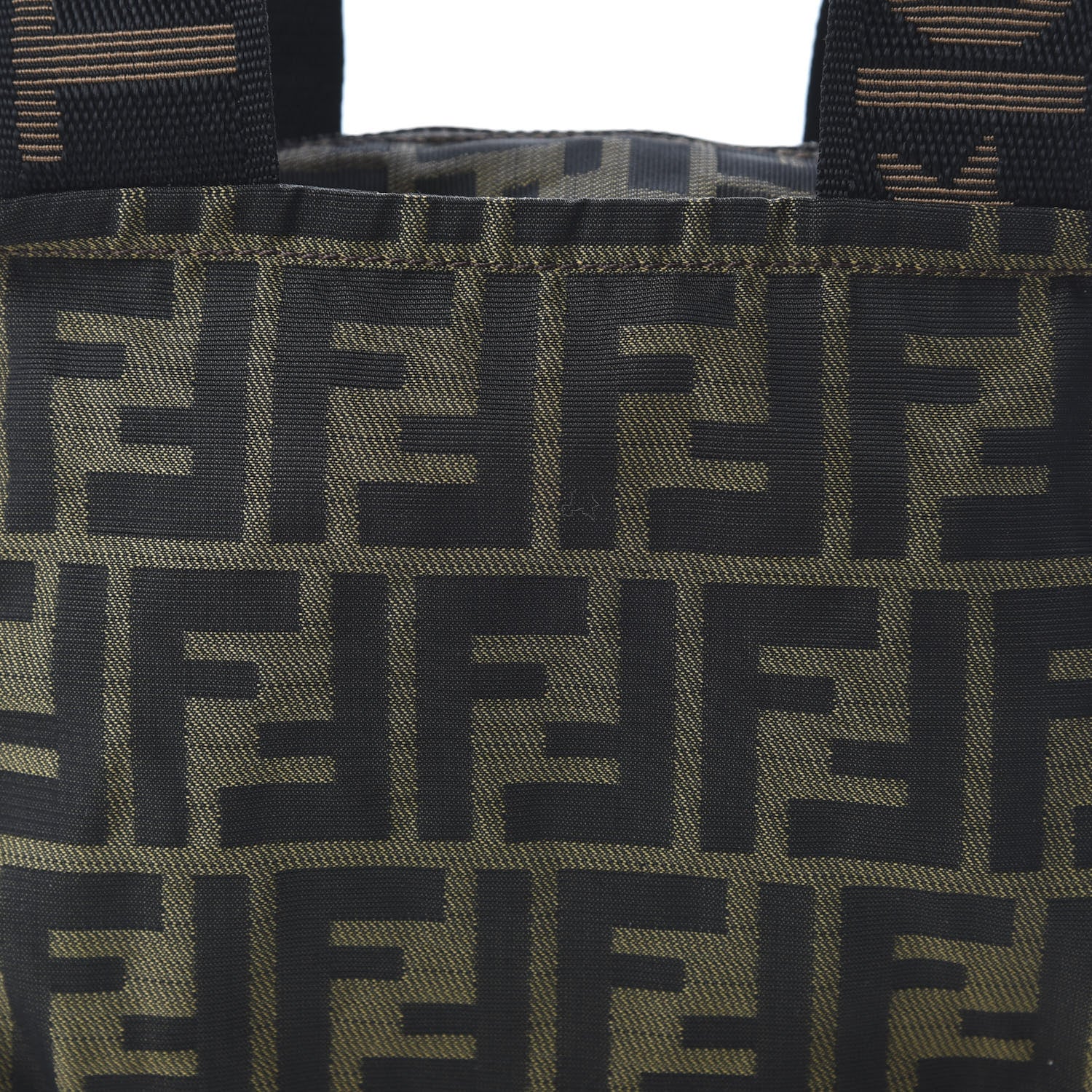 Fendi Fabric FF 1925 Mini Cosmetic Bag Tobacco 9 of 9