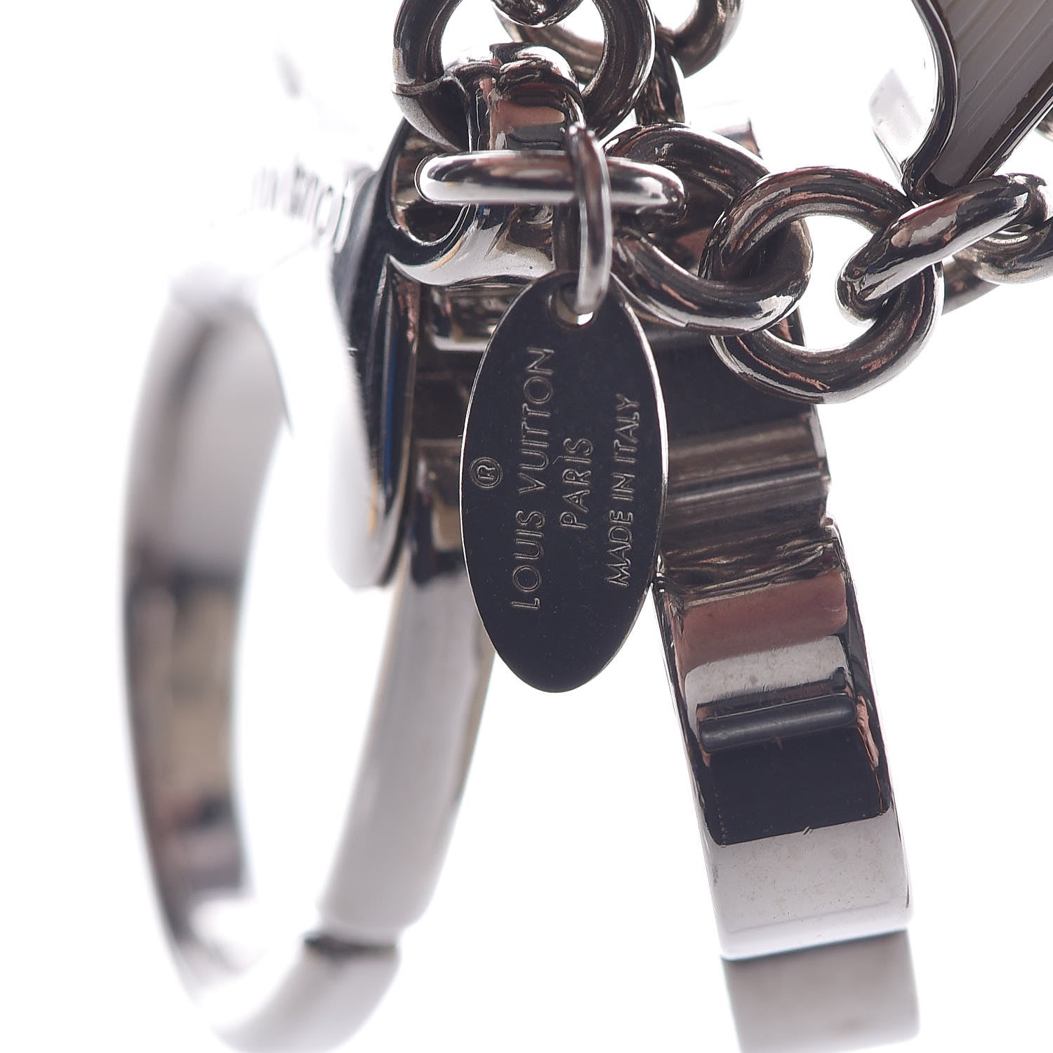 Louis Vuitton Fleur d Epi Bag Charm Ivory 4 of 4