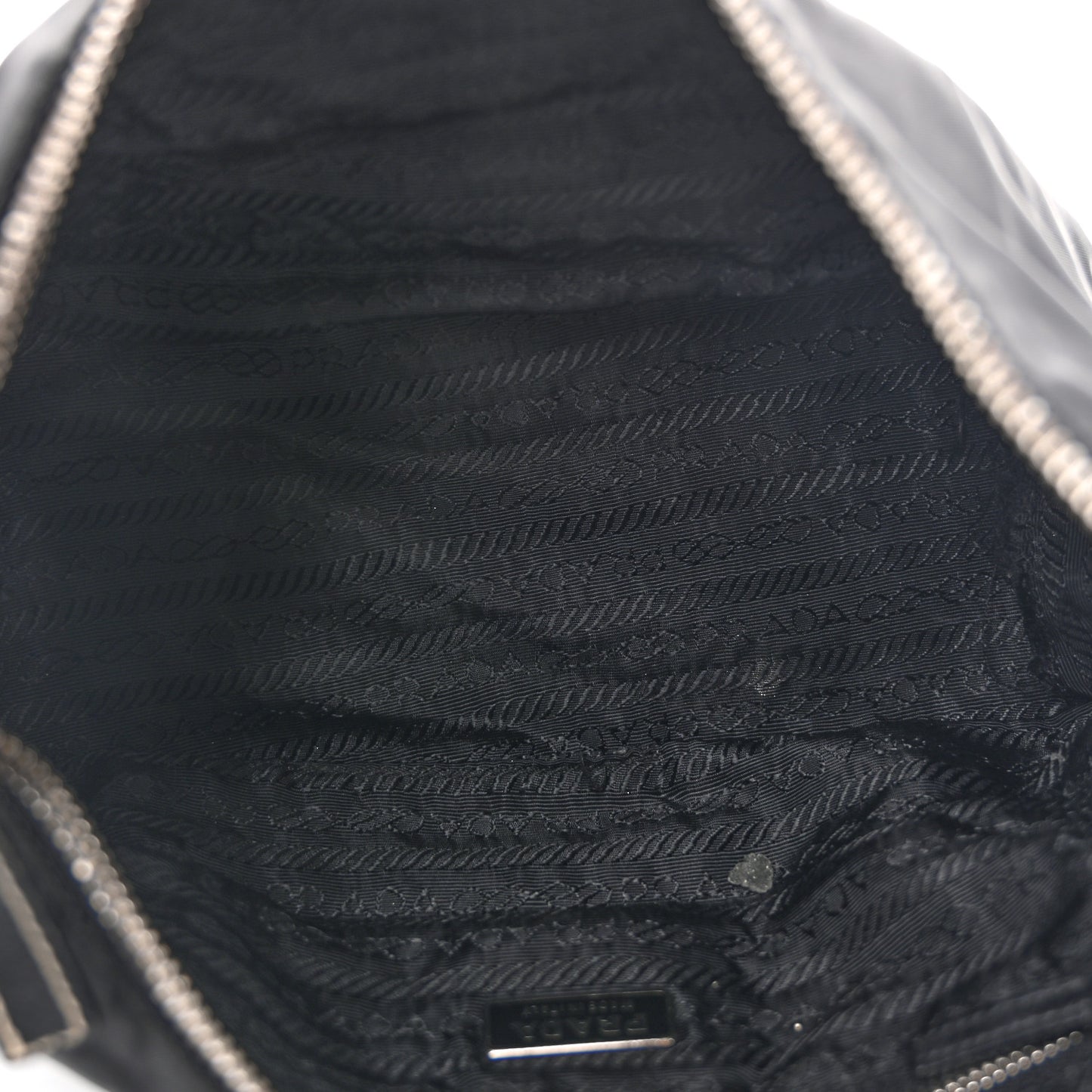 Tessuto Nylon Pochette Bag Black