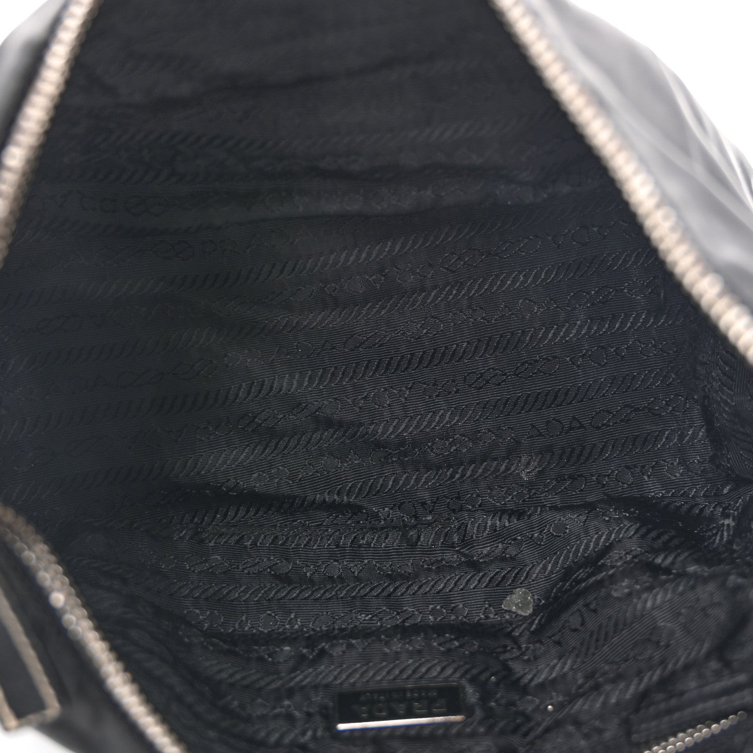 Prada Tessuto Nylon Pochette Bag Black 5 of 14