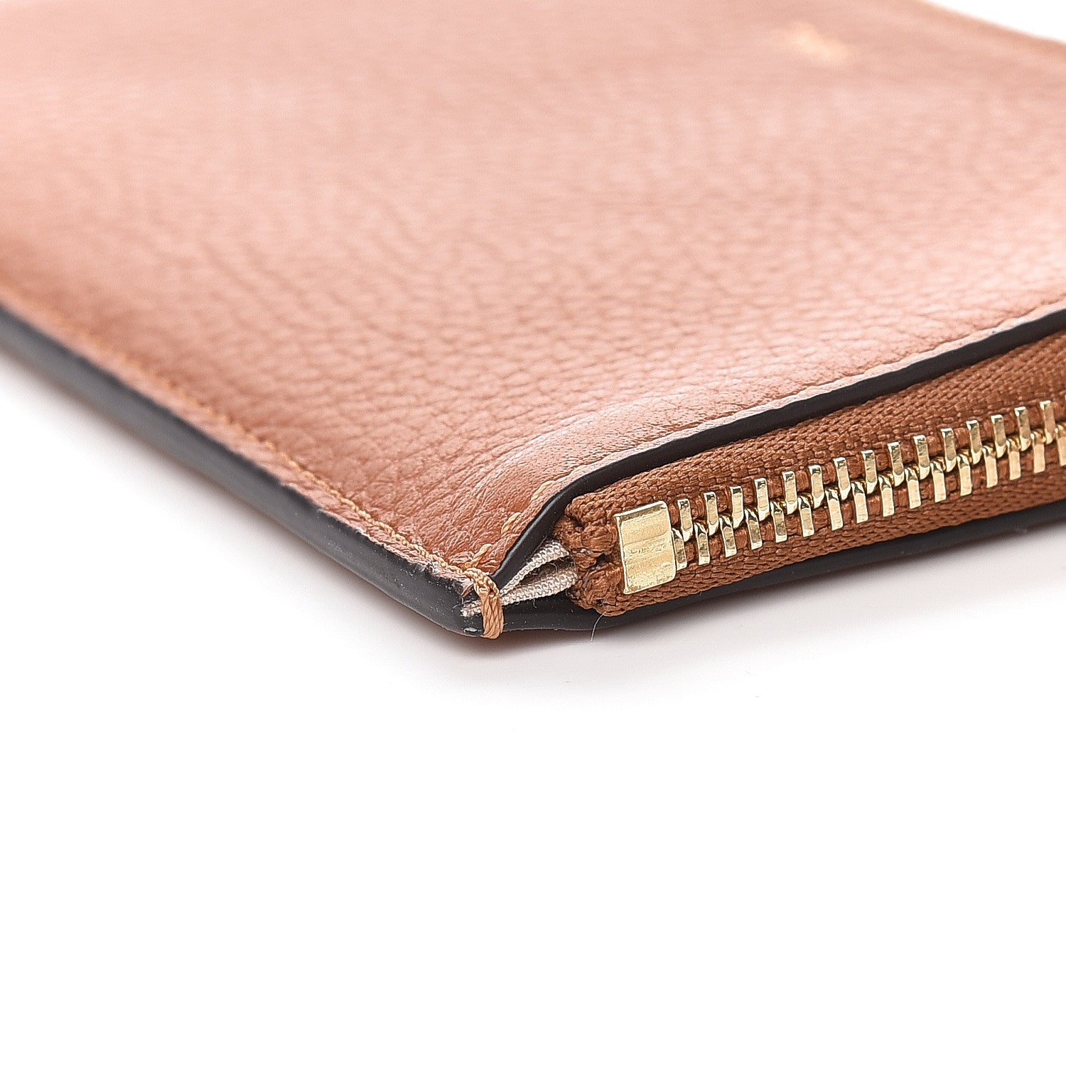 Chloe Calfskin Alphabet Purse Wallet Tan 8 of 8
