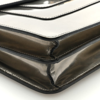 Bulgari Metallic Calfskin Serpenti Forever Crossbody Bag Silver 8 of 11