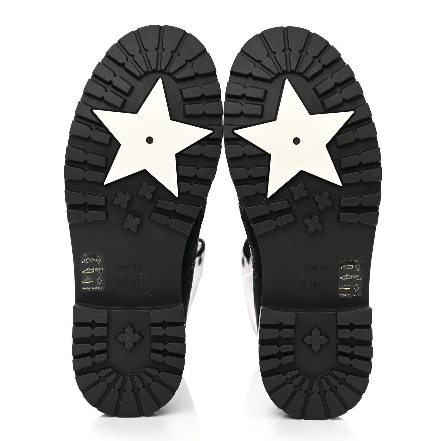 Rubber Diorcamp Low Boots 37 Black