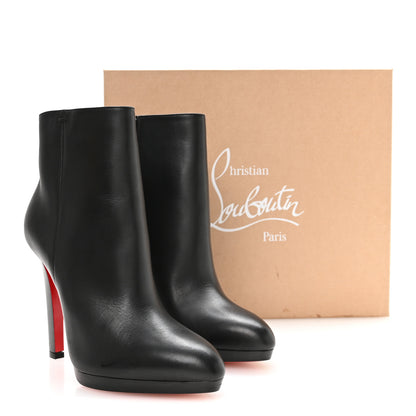 Christian Louboutin Calfskin Degrade Fannylove Alta 120 Booties 38.5 Black 8 of 8