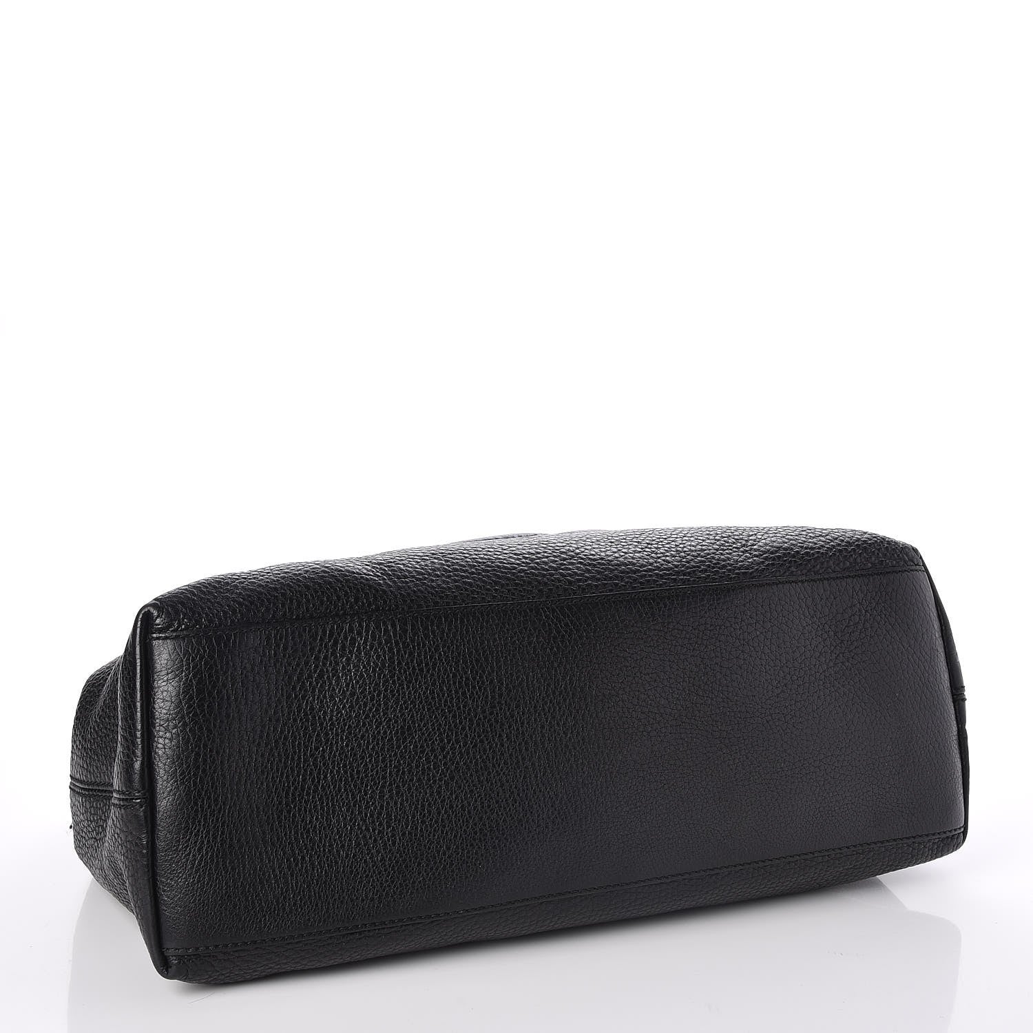 Gucci Pebbled Calfskin Medium Soho Chain Shoulder Bag Black 4 of 7