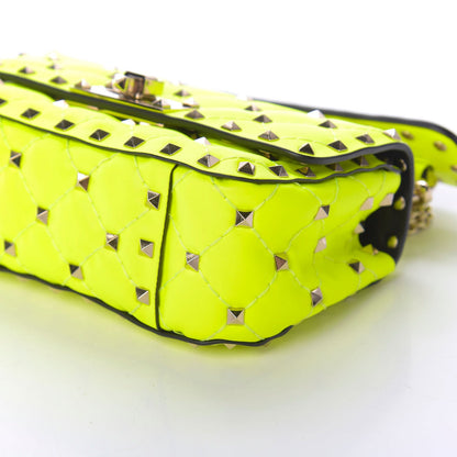 Valentino Garavani Calfskin Mini Rockstud Spike Shoulder Bag Lime 6 of 8