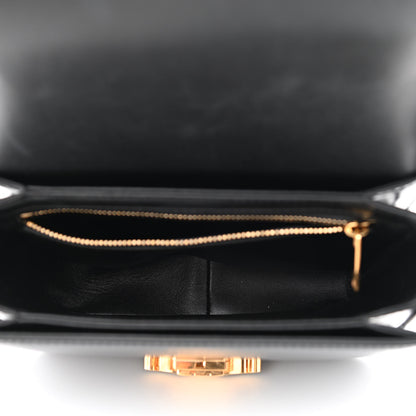 Celine Shiny Calfskin Small Triomphe Black 5 of 10