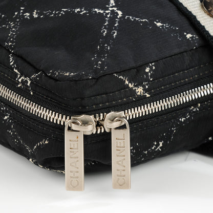 Chanel Nylon Travel Laptop Bag Black 5 of 9