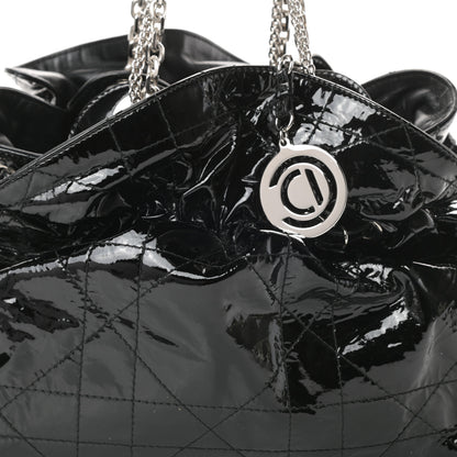 Christian Dior Patent Cannage Medium Le Trente Tote Black 8 of 10