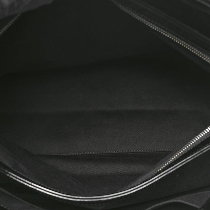 Chanel Patent Quilted Large Just Mademoiselle Bowling Bag Black 5 of 11