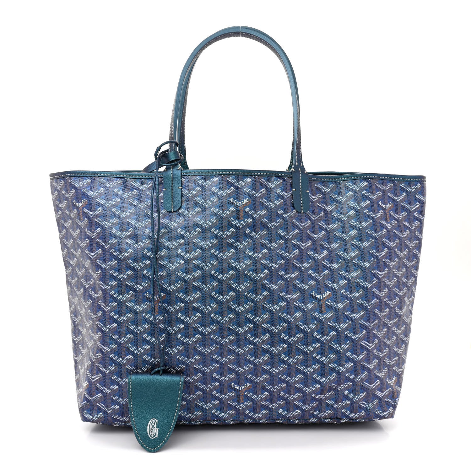 Goyard Iridescent Goyardine Saint Louis PM Pearly Blue 1 of 11