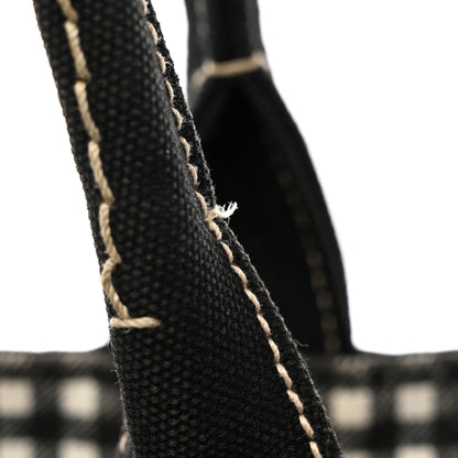 Prada Canapa Small Logo Tote Black Talco 14 of 14