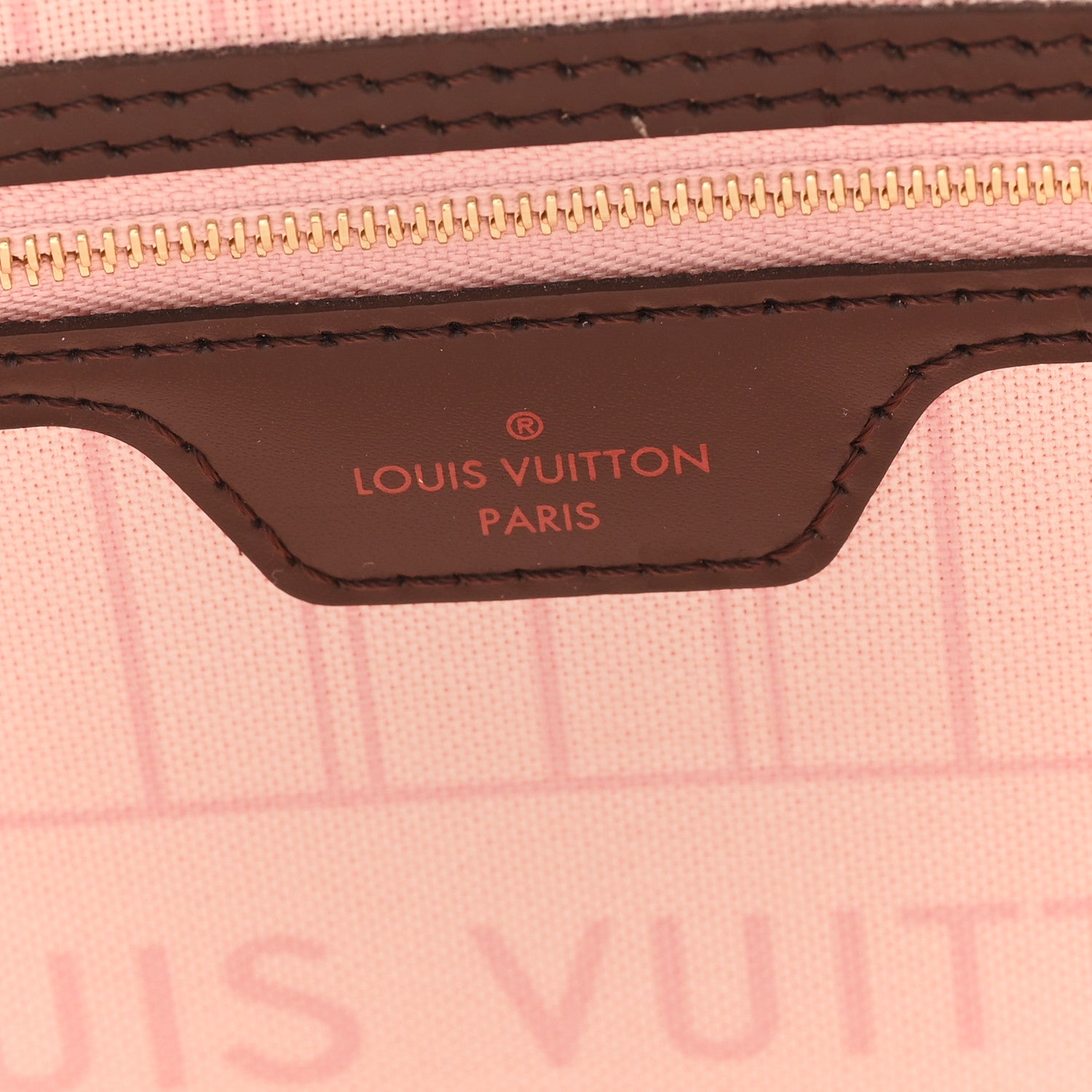 Louis Vuitton Damier Ebene Neo Neverfull MM Rose Ballerine 7 of 12