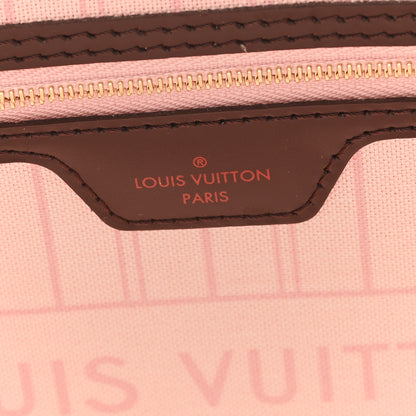 Louis Vuitton Damier Ebene Neo Neverfull MM Rose Ballerine 7 of 12