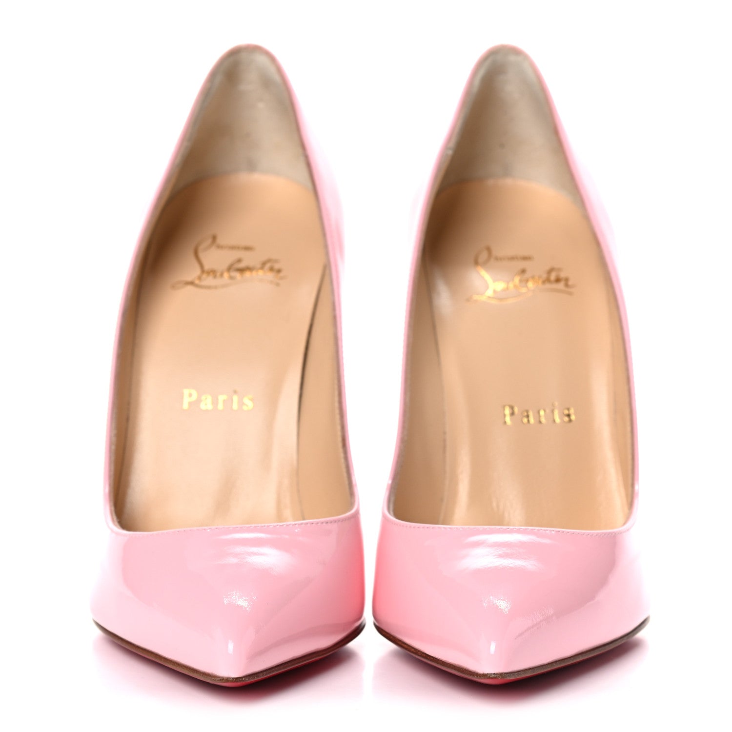 Christian Louboutin Patent Pigalle Follies 100 Pumps 36 Pompadour 2 of 8