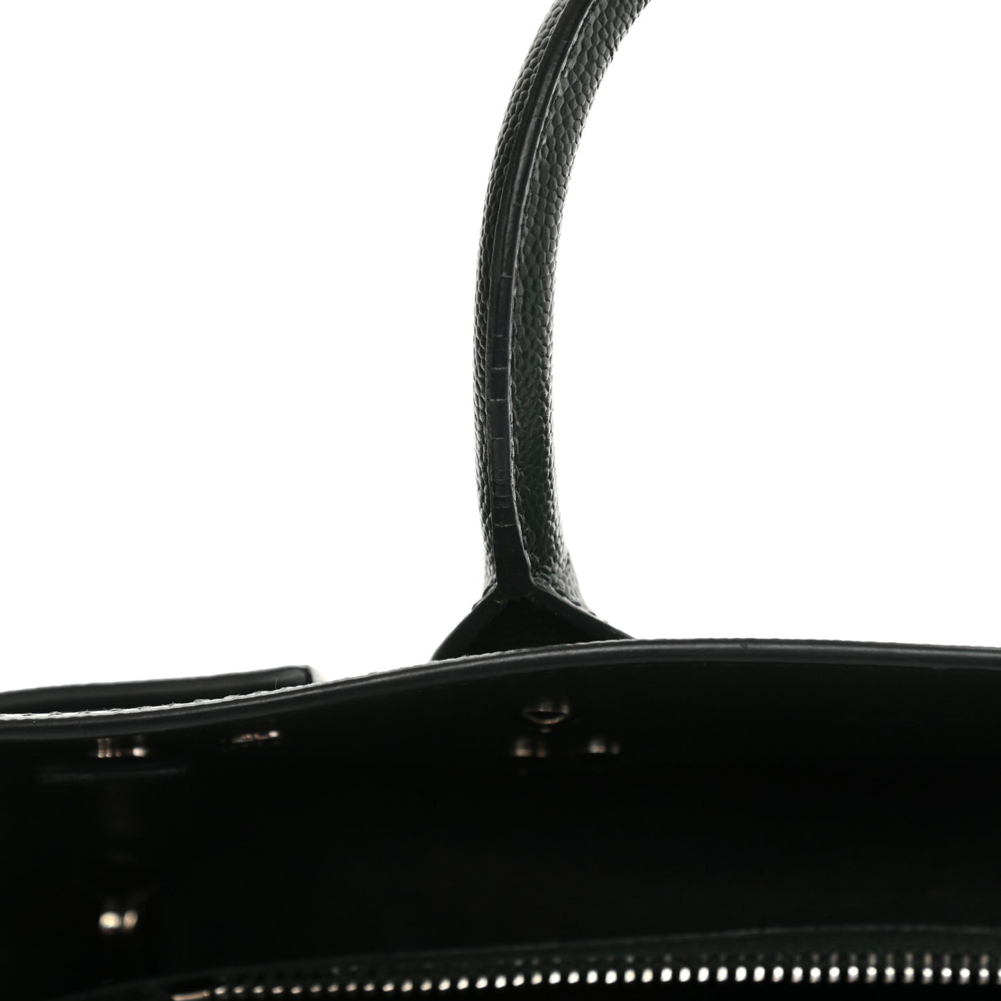 Grained Calfskin Baby Sac De Jour Dark Pine