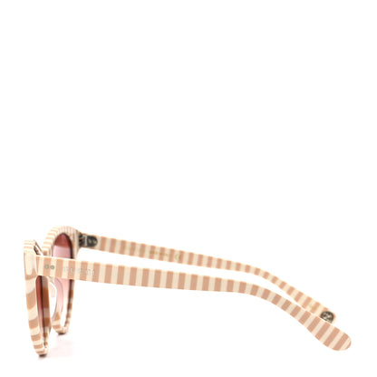 Gucci Cat Eye GG0569S Sunglasses White Pink 3 of 8
