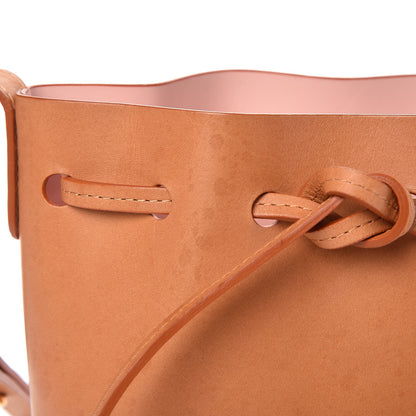Mansur Gavriel Calfskin Mini Mini Bucket Bag Cammello Rosa 8 of 8