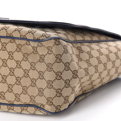Gucci Monogram Convertible Diaper Bag Blue 7 of 15