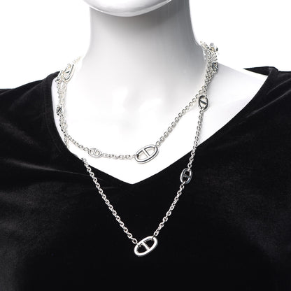 Hermes Sterling Silver Farandole Necklace 120 2 of 6