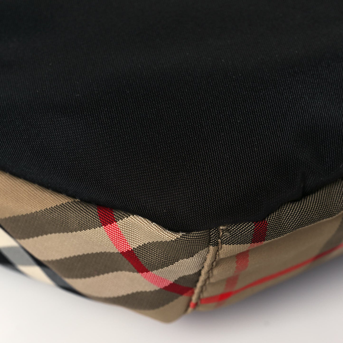 Nylon Vintage Check Sonny Bum Bag Archive Beige Black