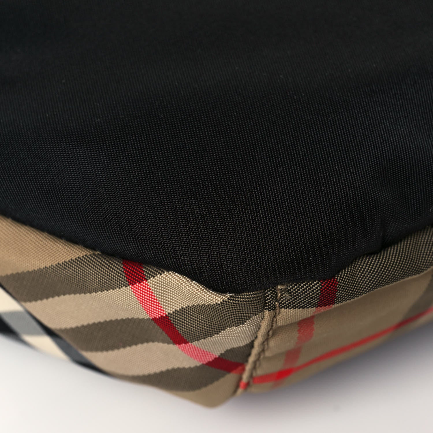 Burberry Nylon Vintage Check Sonny Bum Bag Archive Beige Black 10 of 11