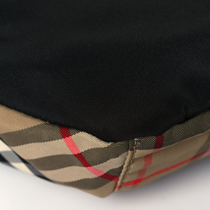 Burberry Nylon Vintage Check Sonny Bum Bag Archive Beige Black 10 of 11