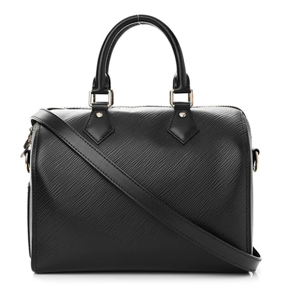 Louis Vuitton Epi Speedy Bandouliere 25 Black 1 of 12