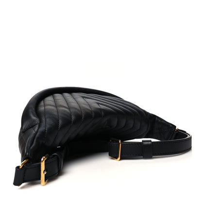 Louis Vuitton Calfskin Quilted New Wave Bumbag Black 3 of 9