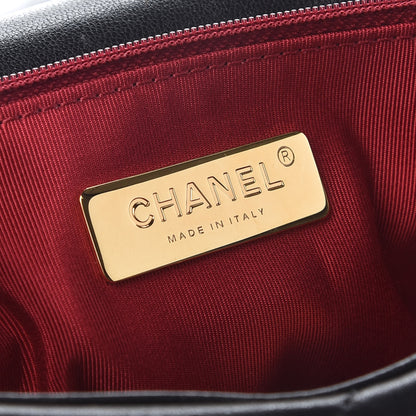 Chanel Lambskin Quilted Medium Chanel 19 Flap Black 6 of 9