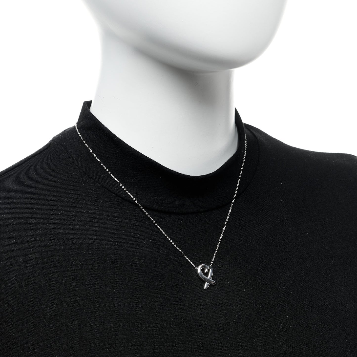 Sterling Silver Paloma Picasso Loving Heart Pendant Necklace