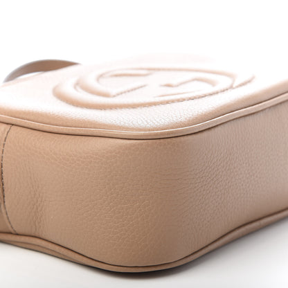 Gucci Pebbled Calfskin Small Soho Disco Bag Camelia 10 of 10