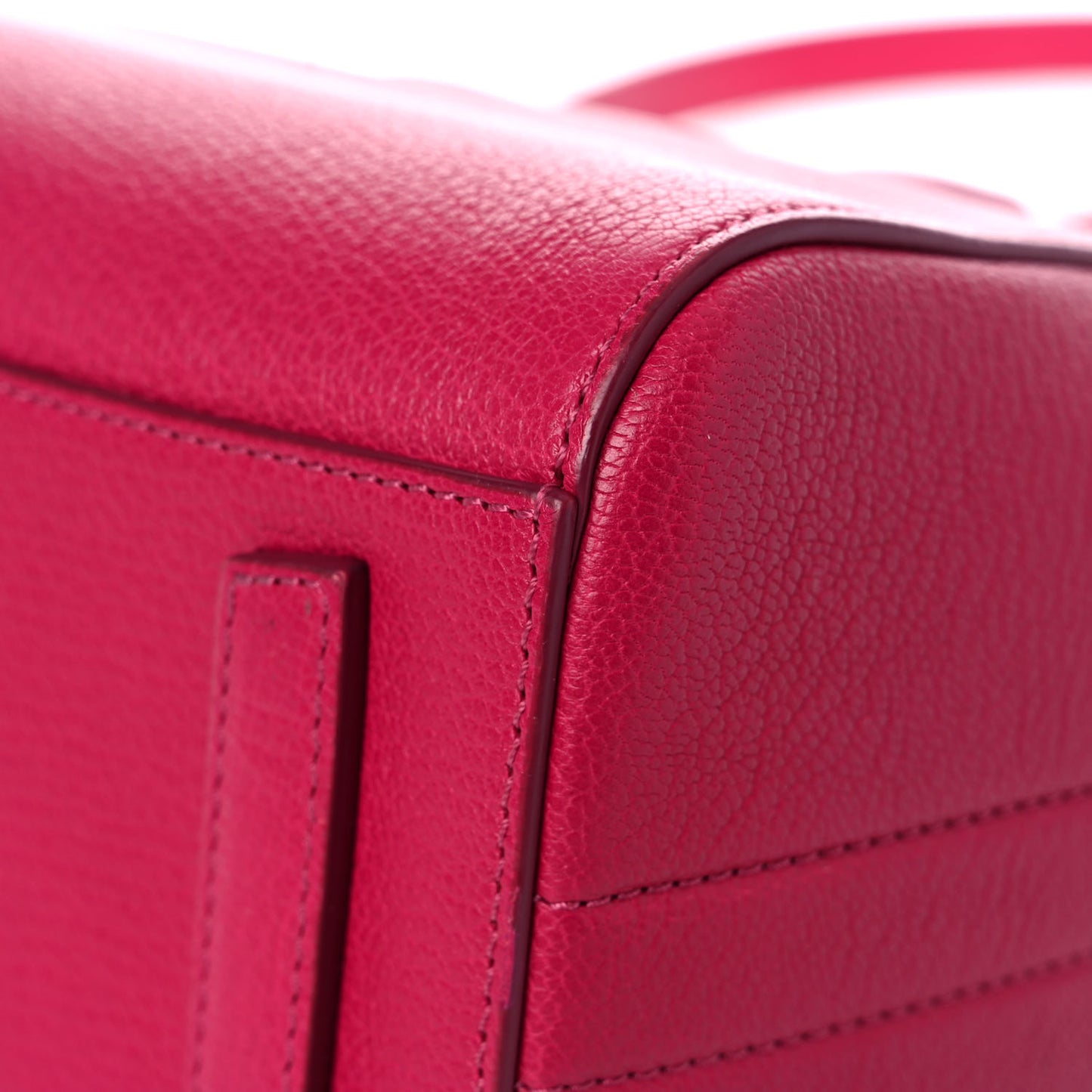 Sugar Goatskin Mini Antigona Fushia