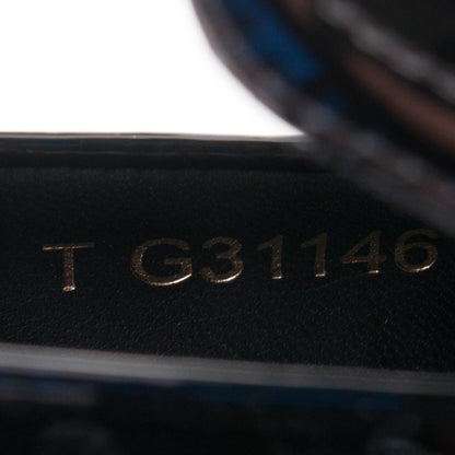 Chanel Patent Chain Loafers 37.5 Black 8 of 8
