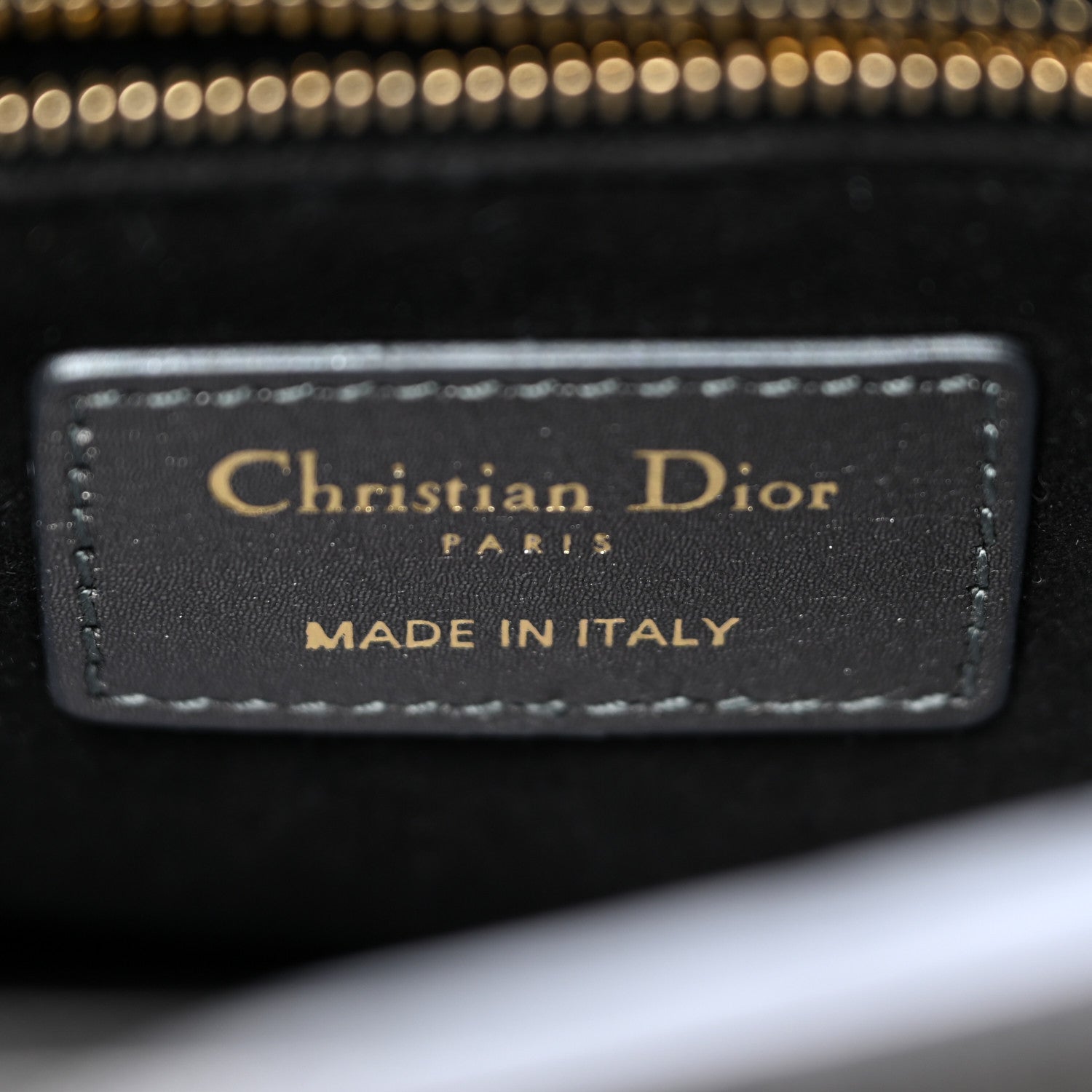 Christian Dior Metallic Grained Calfskin Cannage My ABCDior Lady Dior Gunmetal 5 of 10