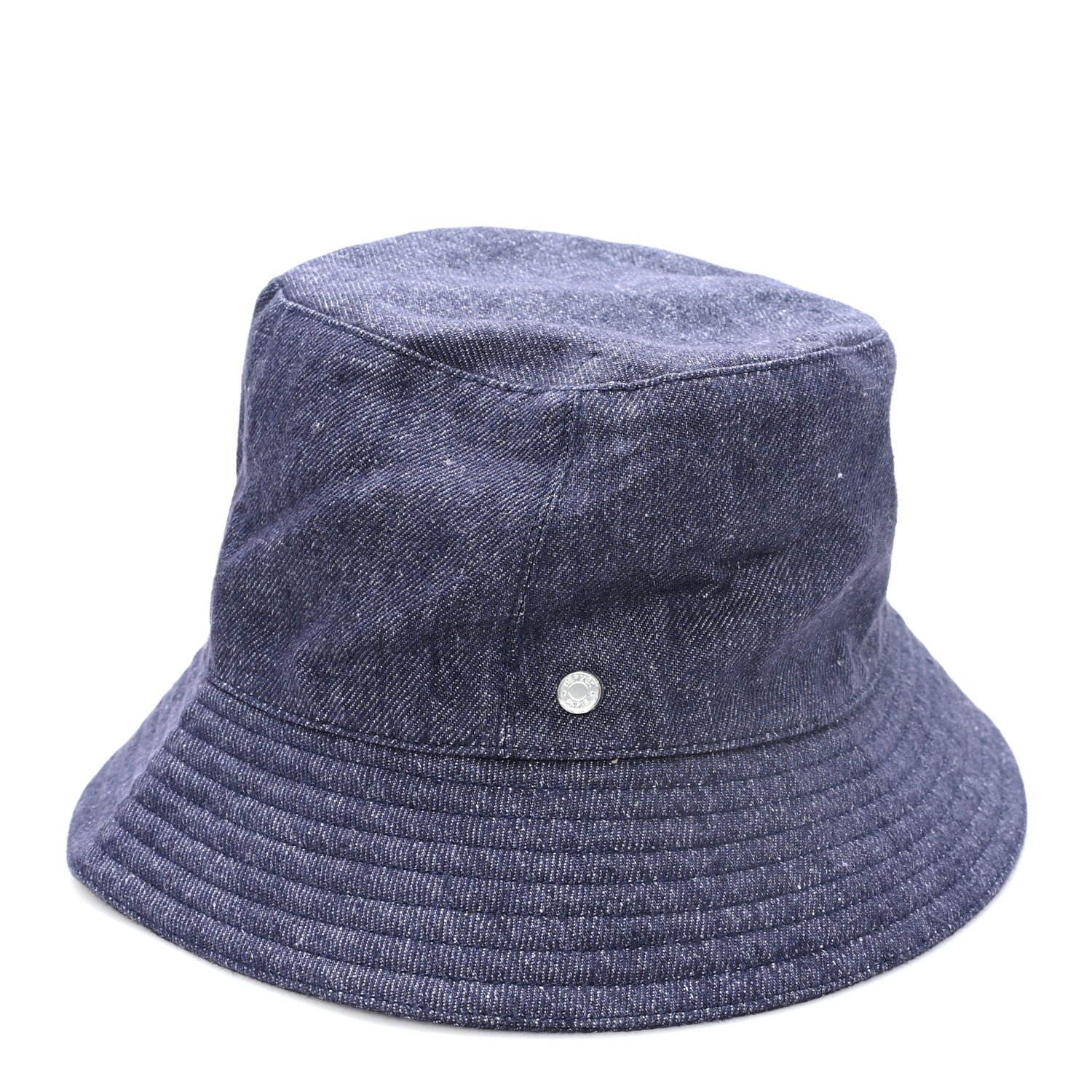 Hermes Denim Eden Bucket Hat 56 Indigo 3 of 8