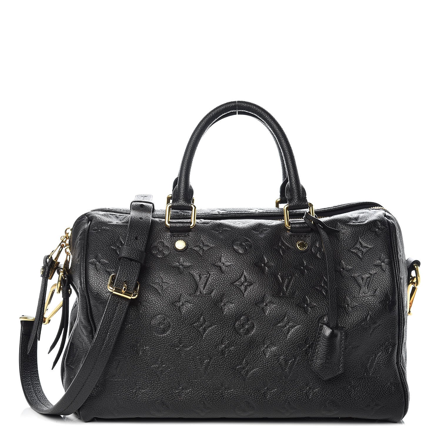 Louis Vuitton Empreinte Speedy Bandouliere 30 Black 1 of 12