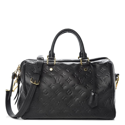 Louis Vuitton Empreinte Speedy Bandouliere 30 Black 1 of 12