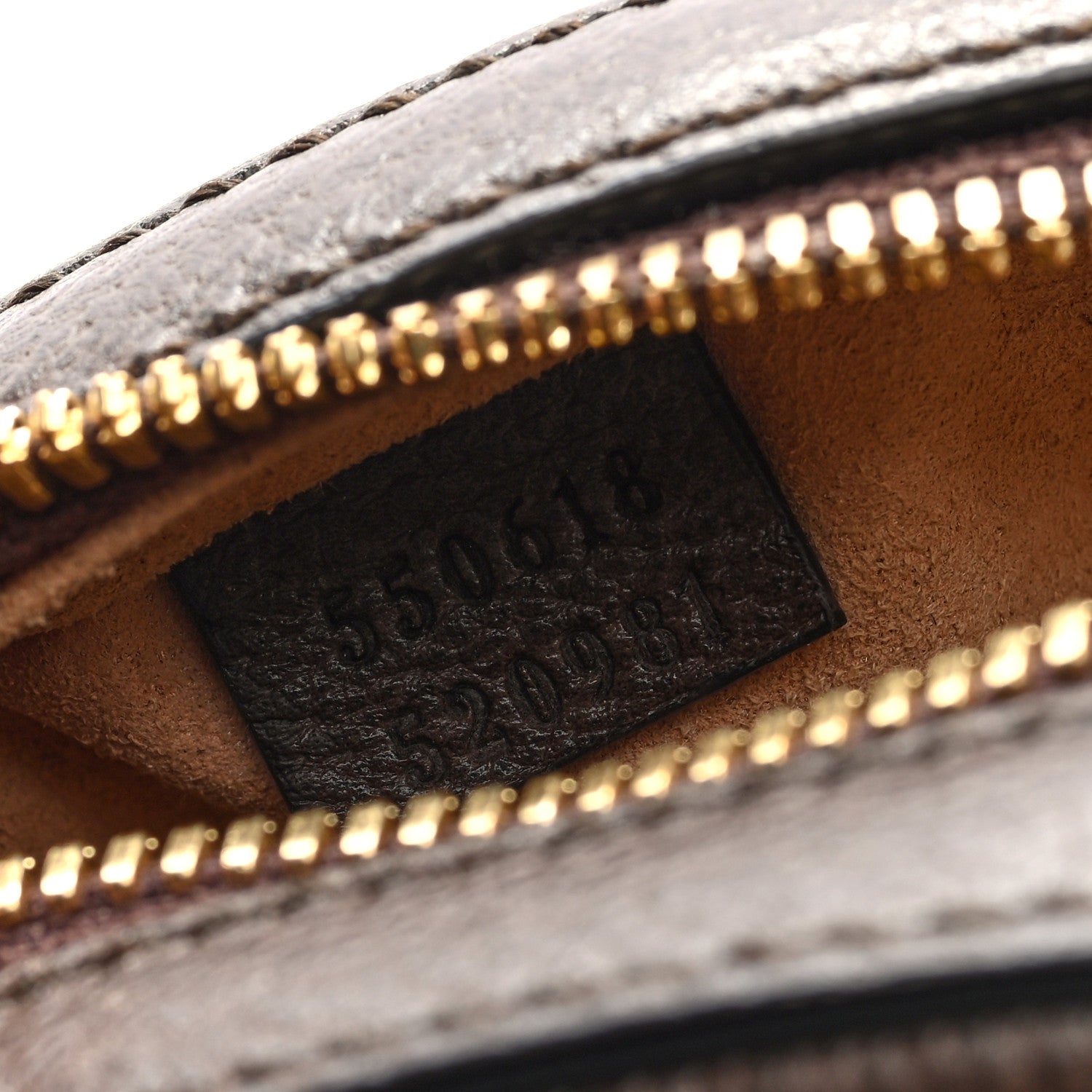 Gucci GG Supreme Monogram Web Mini Ophidia Round Shoulder Bag Brown 7 of 10