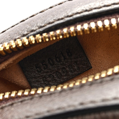 Gucci GG Supreme Monogram Web Mini Ophidia Round Shoulder Bag Brown 7 of 10