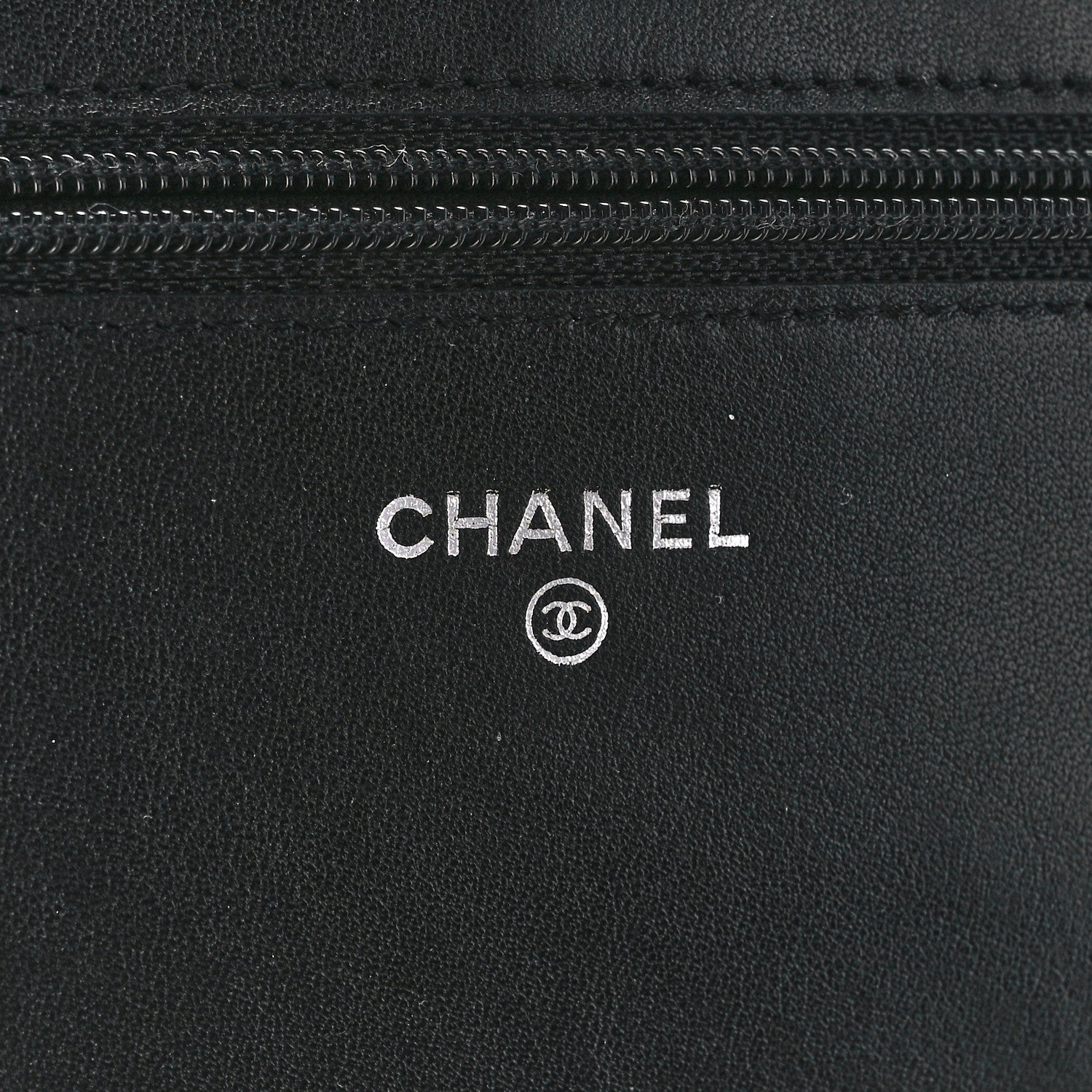 Chanel Caviar Timeless CC Wallet On Chain WOC Black 6 of 11