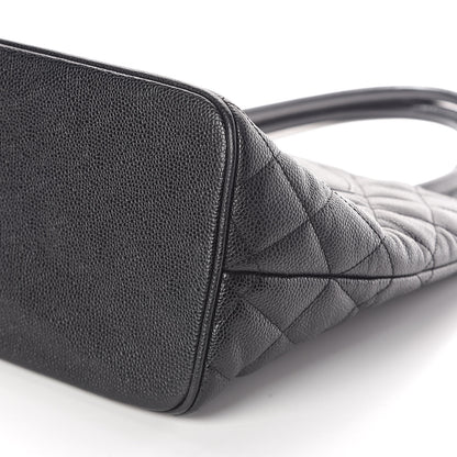 Chanel Caviar Quilted Medallion Tote Black 10 of 10