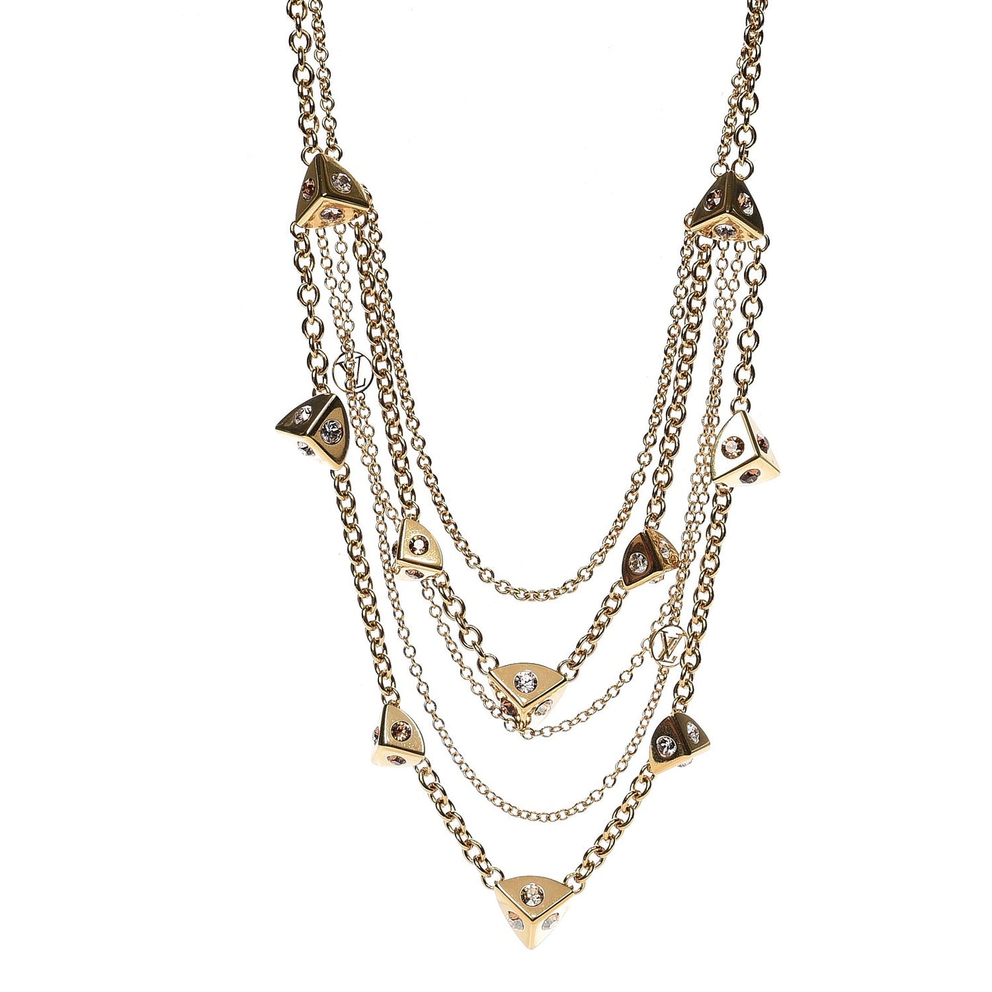 Trunkies Strass Necklace Gold