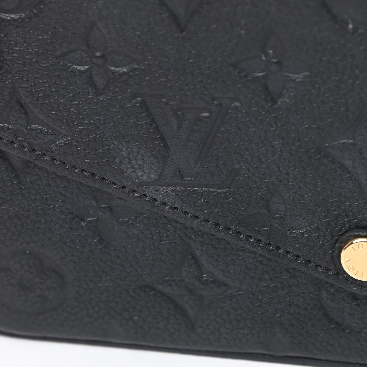 Empreinte Pochette Felicie Chain Wallet Black