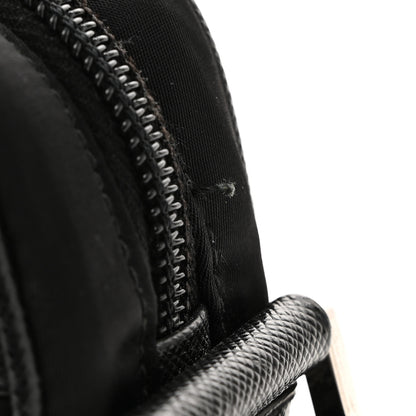 Prada Tessuto Nylon Saffiano Logo Camera Bag Black 10 of 11