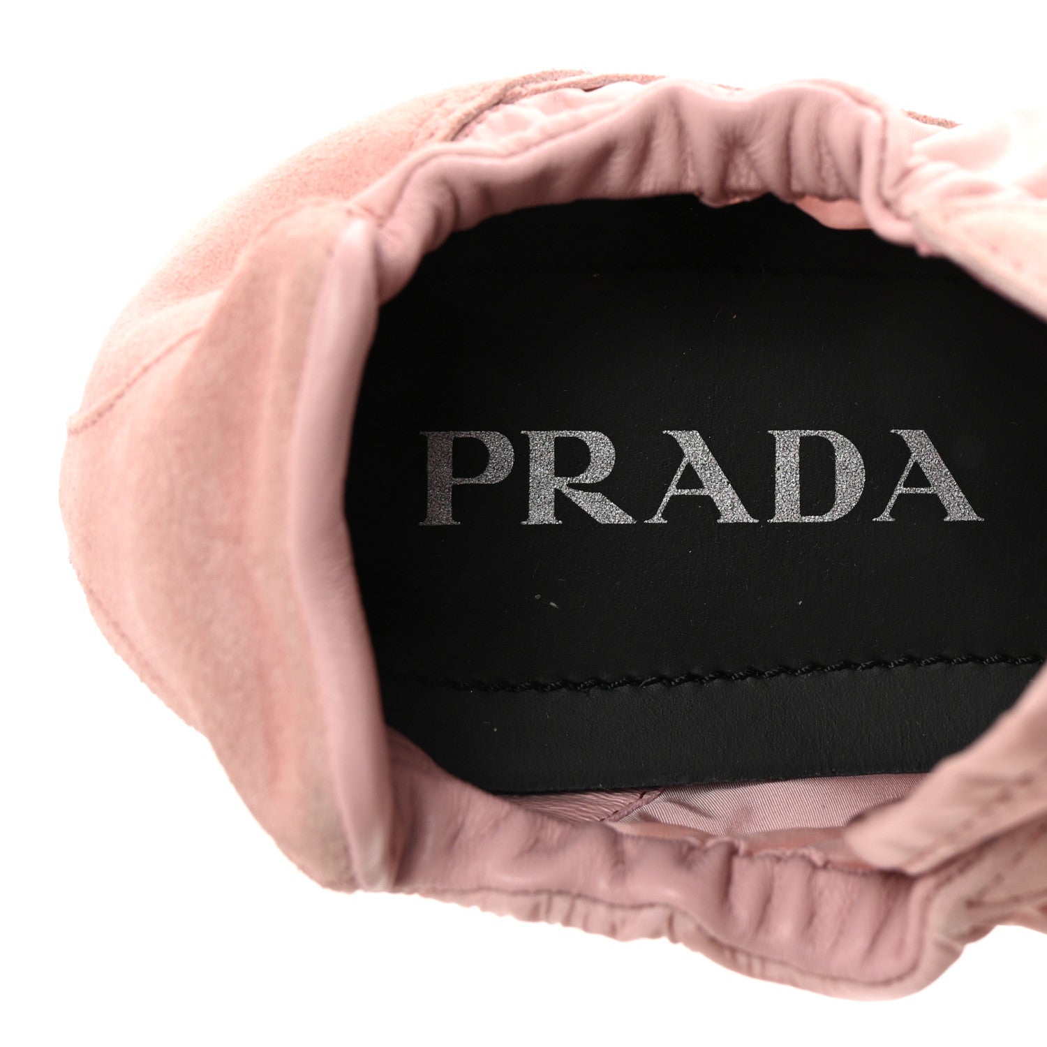 Prada Re-Nylon Suede Collapse Sneakers 40 Pink 8 of 9