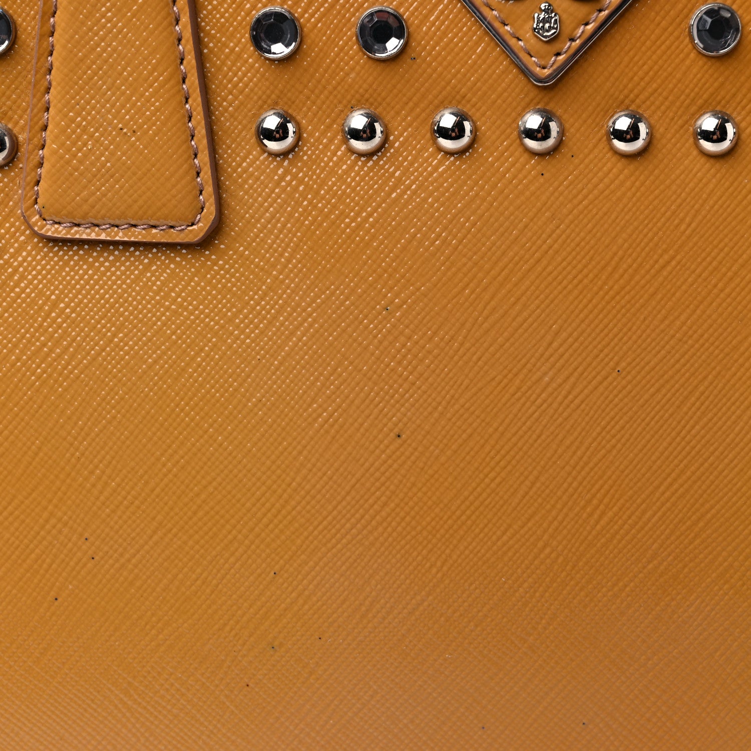 Prada Saffiano Vernice Crystal Bag Cammeo 16 of 16
