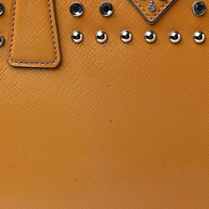 Prada Saffiano Vernice Crystal Bag Cammeo 16 of 16